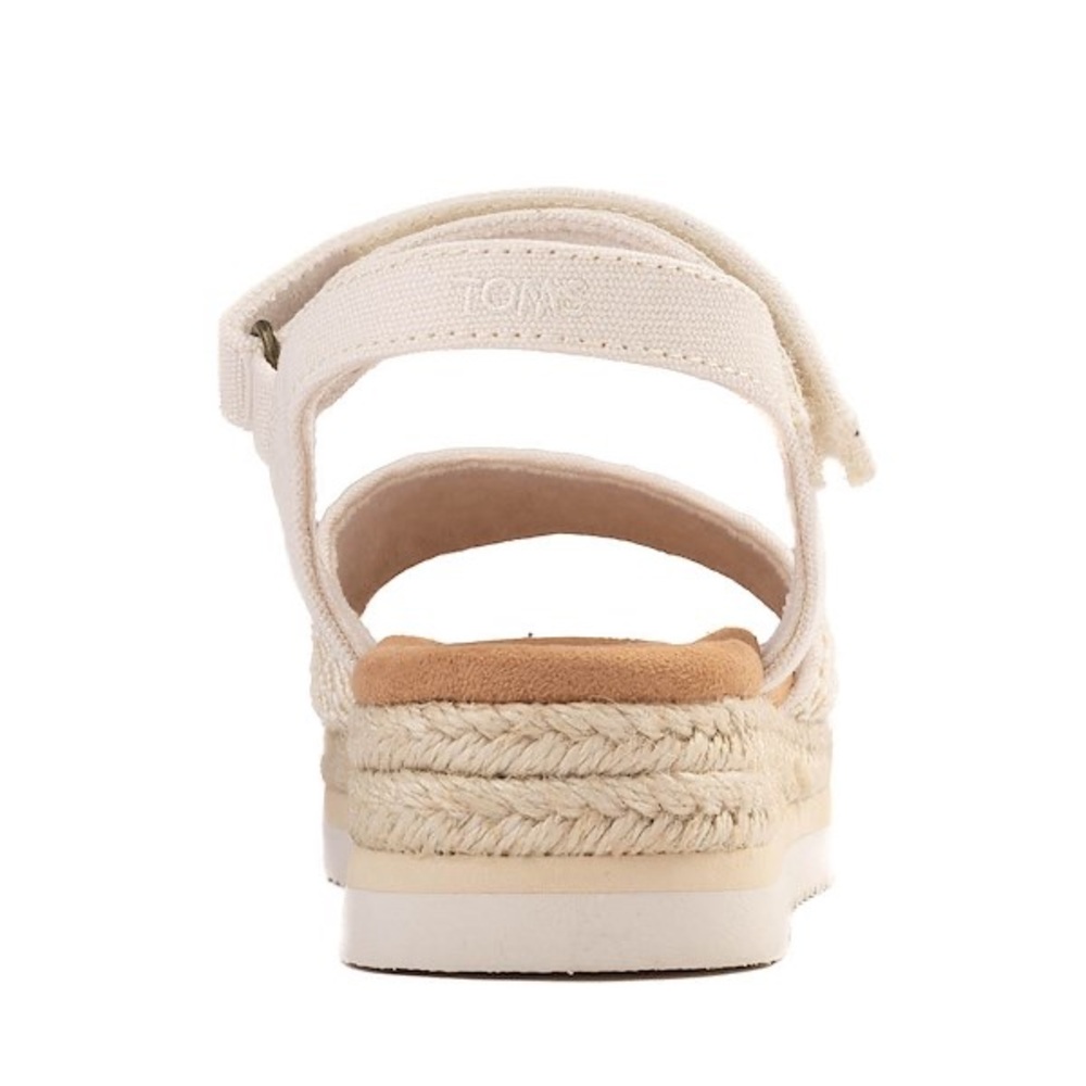 Toms Cream Crochet Espadrille Sandals - Picture 2 of 9